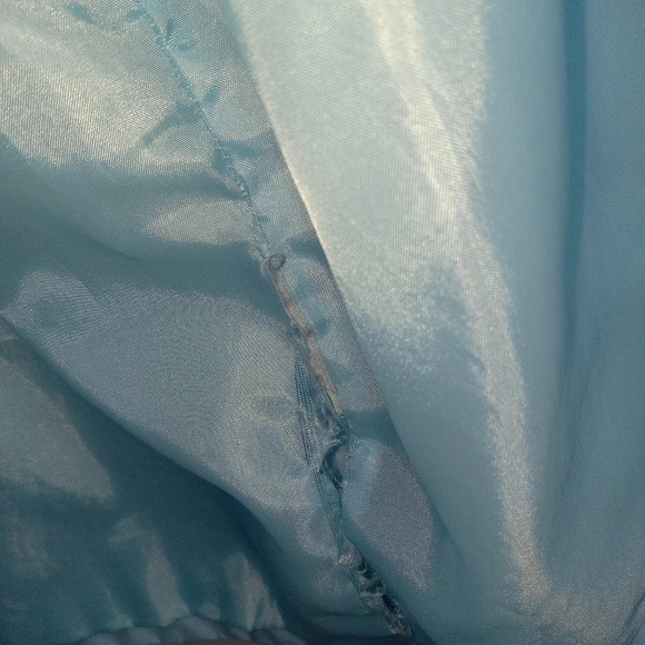 4/$15 Coat Collectibles Lightweight Jacket Light Blue w/ Embroidery XL - Picture 11 of 14